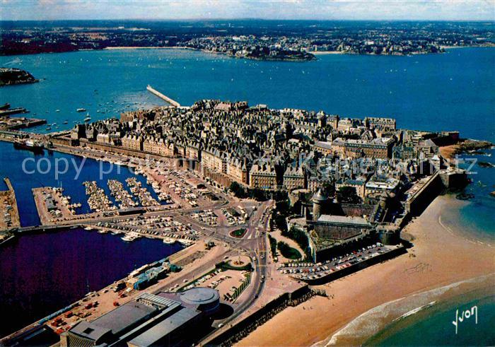 Saint-Malo 35 Fliegeraufnahme Altstadt