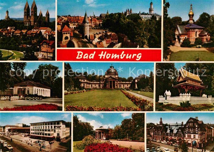 Bad Homburg Panorama Kurhaus Kurpark Marktplatz