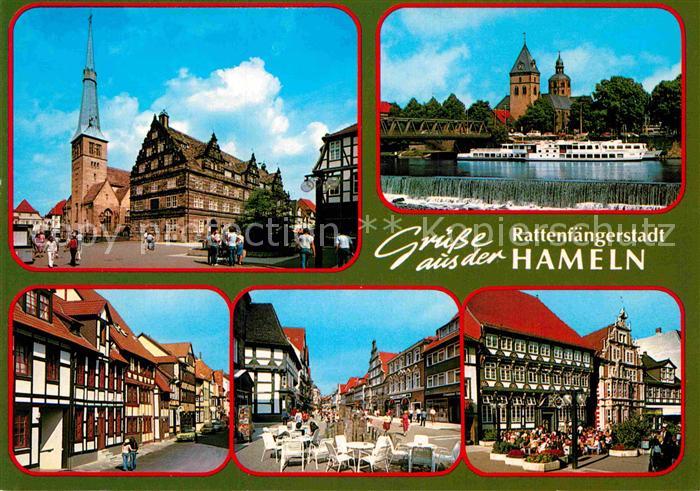 Hameln Weser Rathaus Marktplatz Altstadt