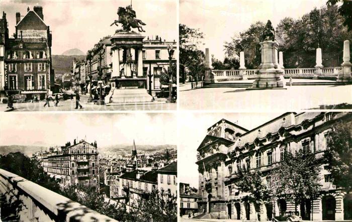 Clermont Ferrand Puy de Dome Statue de Vercingetorix Square Blaise Pascal Glacis