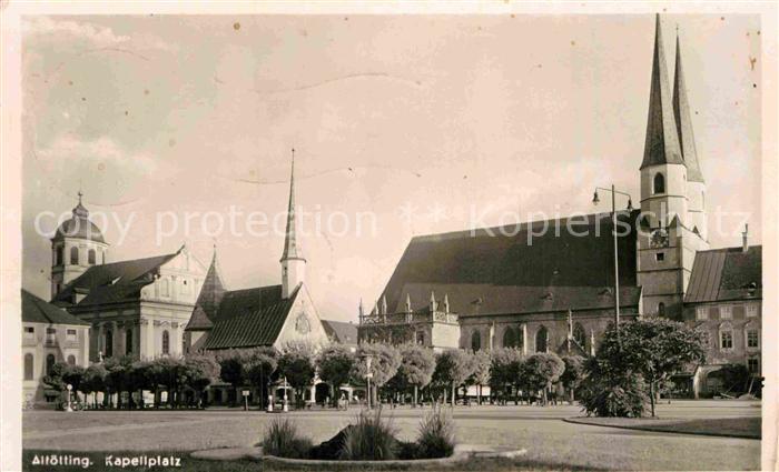 Altoetting Kapellplatz Kirche Wallfahrtskapelle