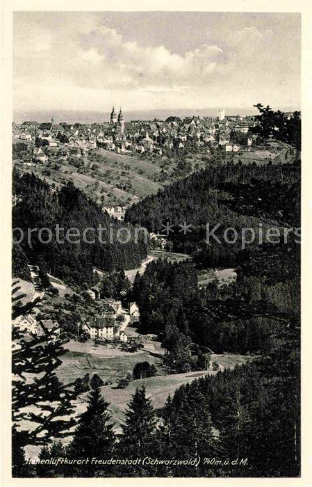 FREUDENSTADT BW Panorama Hoehenluftkurort im Schwarzwald