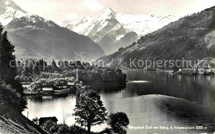 Zell See Panorama Blick gegen Kitzsteinhorn Hohe Tauern