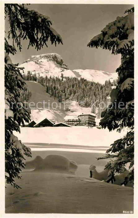 Hirschegg Kleinwalsertal Vorarlberg Sporthotel Auenhuette Winterpanorama Alpen
