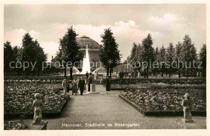 HANNOVER  CITY Stadthalle im Rosengarten Fontaene