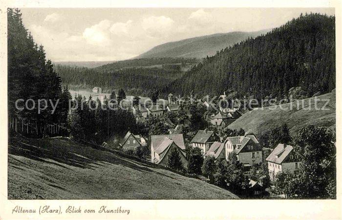 Altenau Harz Panorama Blick vom Kunstberg