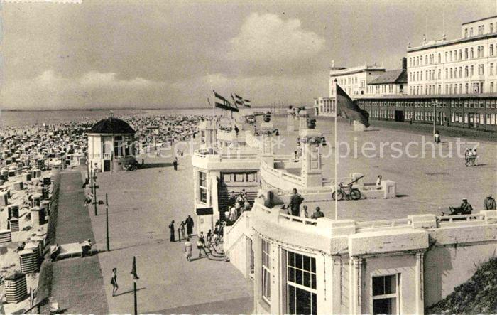 BORKUM Nordseebad Niedersachsen Strandpromenade
