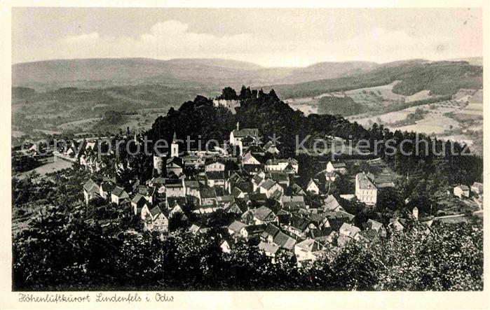 Lindenfels Odenwald Panorama Hoehenluftkurort
