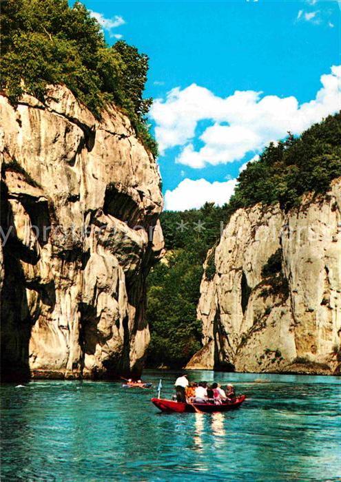 Weltenburg Kelheim Donaudruchbruch Felsen