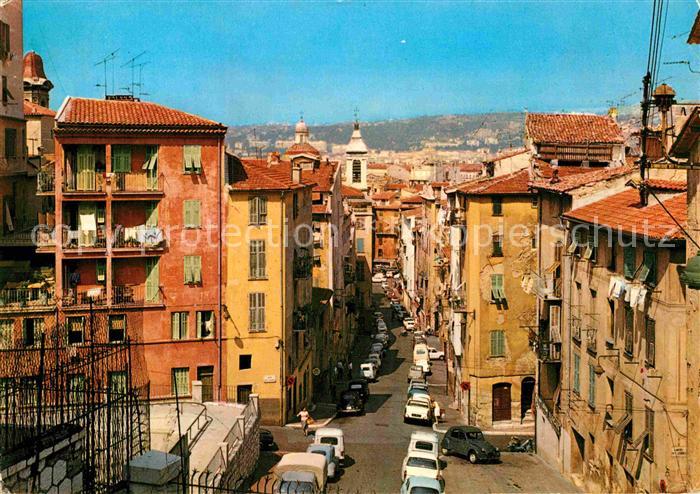 Nice Alpes Maritimes Vieille Ville Rue Rossetti Cathedrale Sainte Reparate