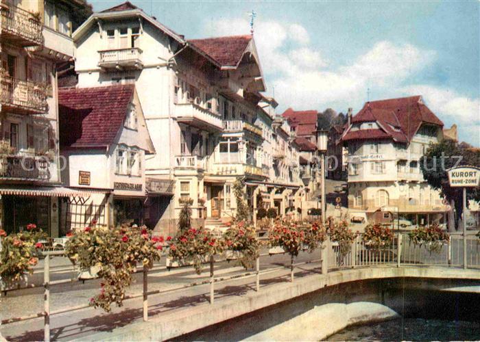 Bad Herrenalb partie an der Kurpromenade