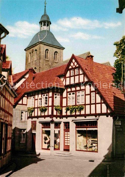Tecklenburg Steinfurt NRW Altstadt Kirchturm Fachwerkhaus
