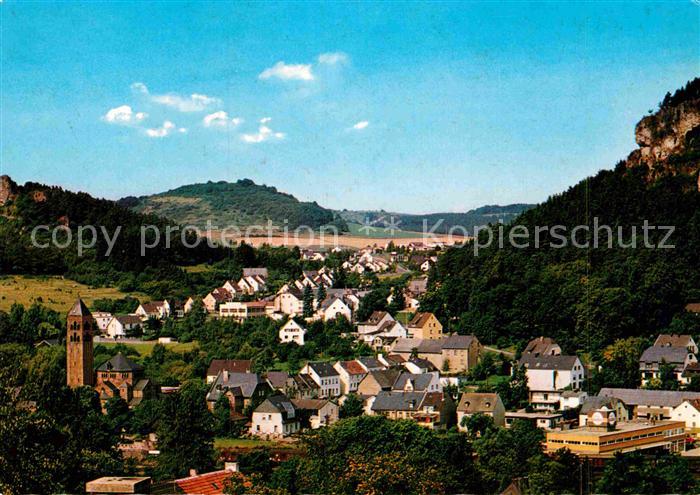 Gerolstein Rheinland-Pfalz Panorama mit Auberg und Munterlay