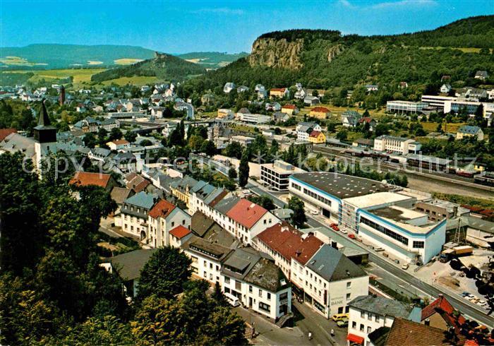 Gerolstein Rheinland-Pfalz Panorama mit Auberg und Munterlay