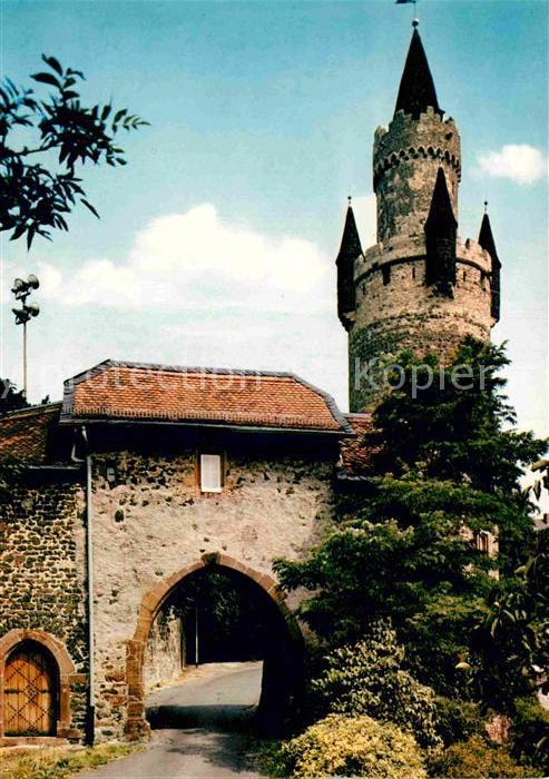 Friedberg Hessen Noerdliches Burgtor mit Adolfsturm
