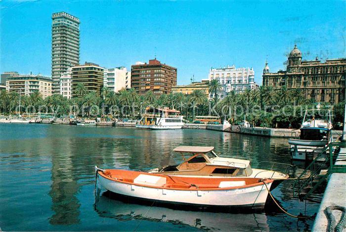 Alicante Vista panoramica Puerto y Ciudad