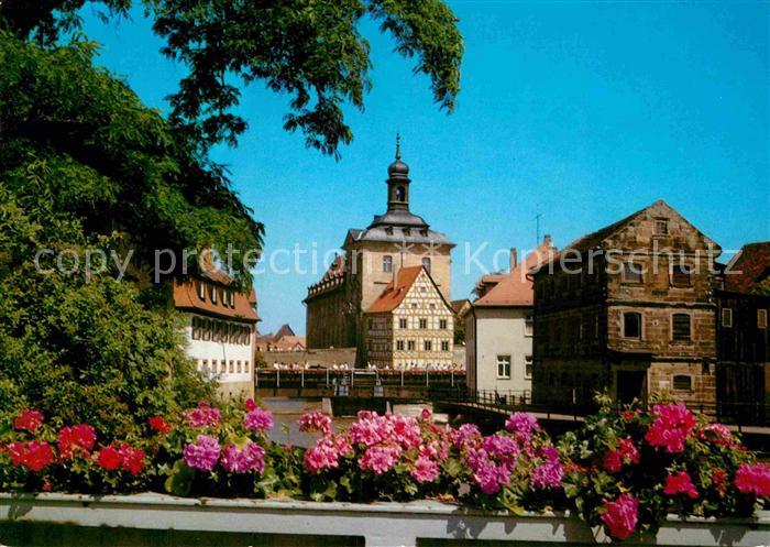 Bamberg Altes Rathaus Regnitz Bruecke