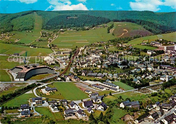 Willingen Sauerland Heilklimatischer Kneipp Kurort Fliegeraufnahme
