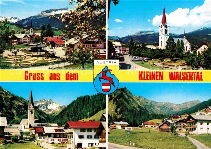Riezlern Kleinwalsertal Vorarlberg Ortschaften im Kleinwalsertal Alpen