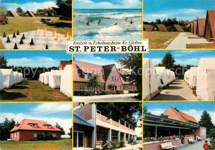 Boehl St Peter-Ording Freizeit und Erholungsheim Ferienhaeuser Bungalows Gaststa
