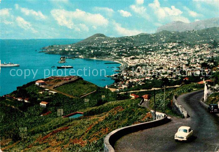 Funchal Vista oeste Panorama Kueste