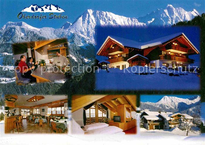 Obermaiselstein Oberdorfer Stuben Hotel Restaurant Wintersportplatz Alpen