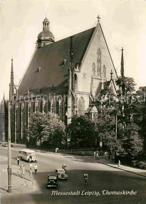 LEIPZIG Sachsen Thomaskirche Messestadt