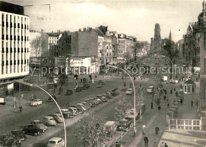 BERLIN  CITY Kurfuerstendamm Gedaechtniskirche