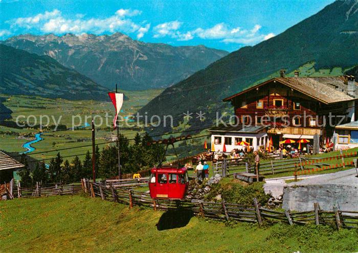 Zell Ziller Tirol Gasthof Grindlalm Enzian Sepp Seilbahn Alpen