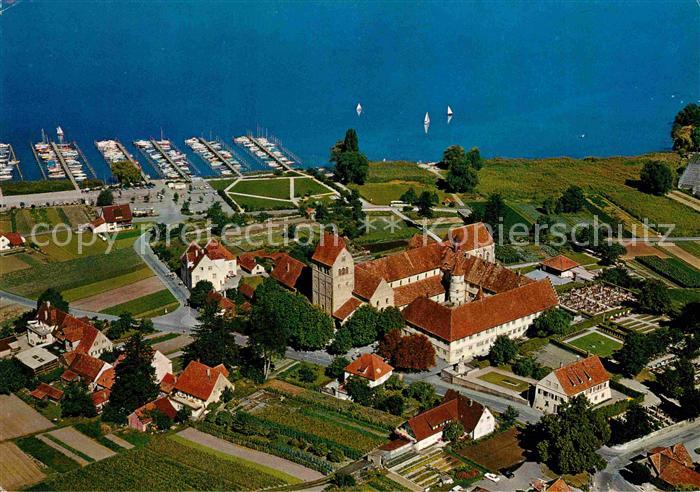 Mittelzell Ehemaliges Benediktinerabtei Basilika Fliegeraufnahme