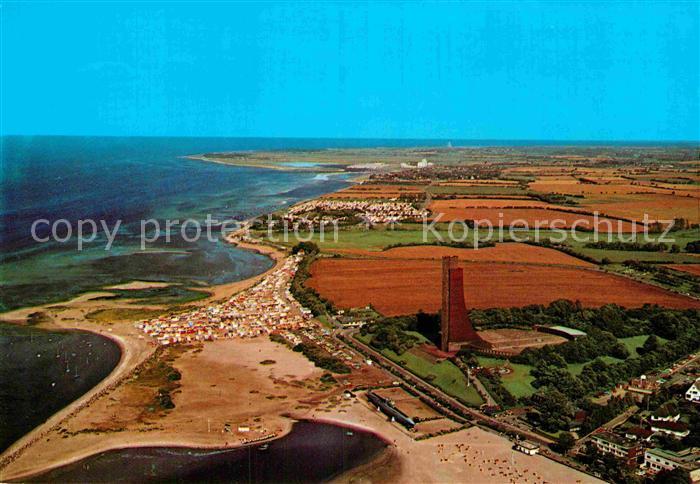 Laboe Marineehrenmal Fliegeraufnahme