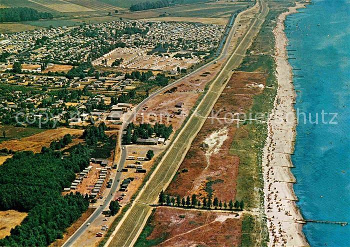 Lensterstrand Fliegeraufnahme