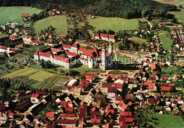 Ottobeuren Basilika und Benediktinerabtei Fliegeraufnahme