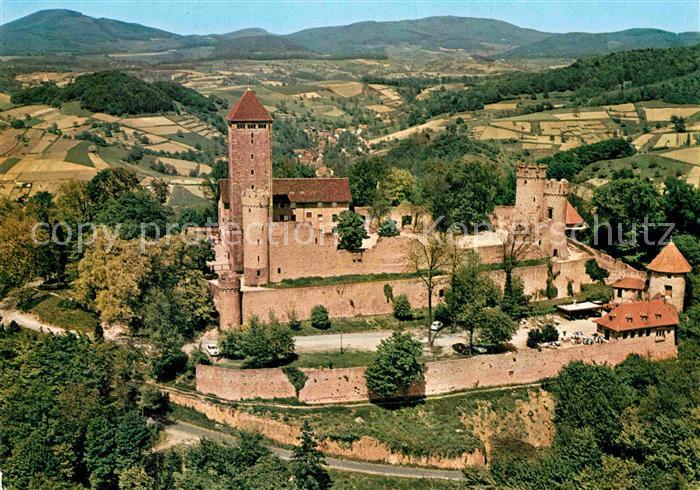 Heppenheim Bergstrasse Starkenburg Luftkurort Fliegeraufnahme