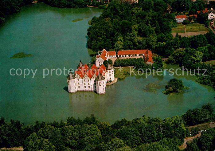 Gluecksburg Ostseebad Wasserschloss Fliegeraufnahme