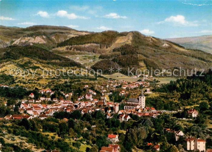 Gernsbach Panorama Murgtal Fliegeraufnahme