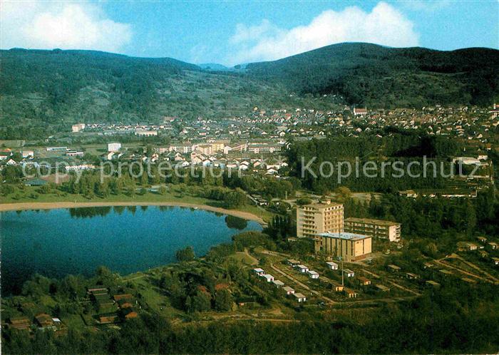 Hemsbach Bergstrasse Seehotel See Fliegeraufnahme