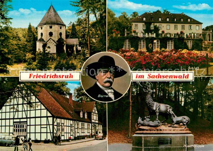 Friedrichsruh Hamburg Mausoleum Bismarck Portrait Schloss Hirschgruppe Museum