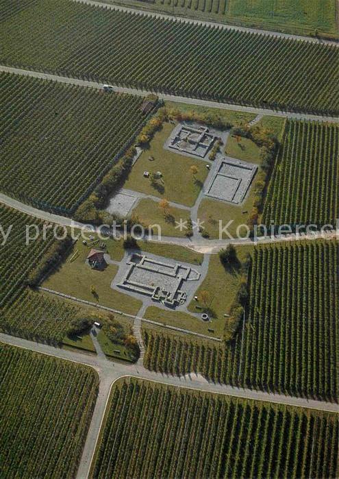 Lauffen Neckar Konservierter roemischer Gutshof Fliegeraufnahme