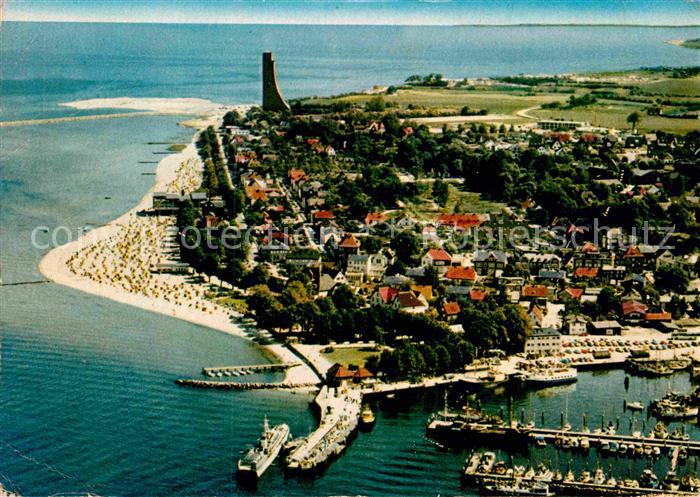 Laboe Hafen Marineehrenmal Fliegeraufnahme