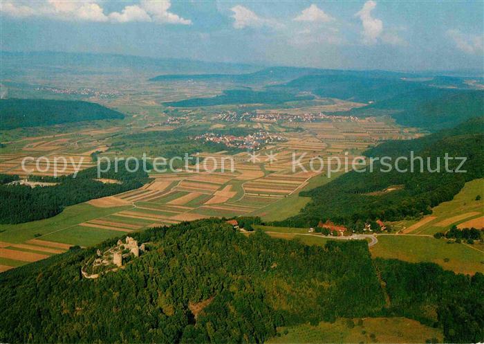 Kuessaburg Burgruine Fliegeraufnahme