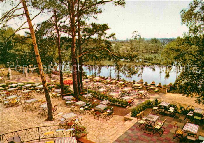 Gifhorn Kurhaus und Pavillon Am Heidesee Restaurant Terrasse
