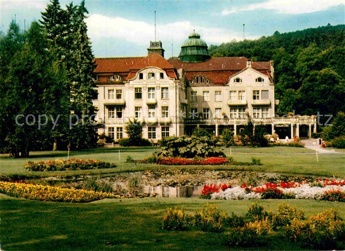 Bad Salzschlirf Hotel Badehof Park Teich