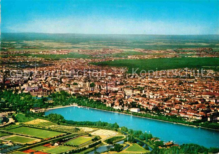 HANNOVER CITY mit Maschsee Fliegeraufnahme