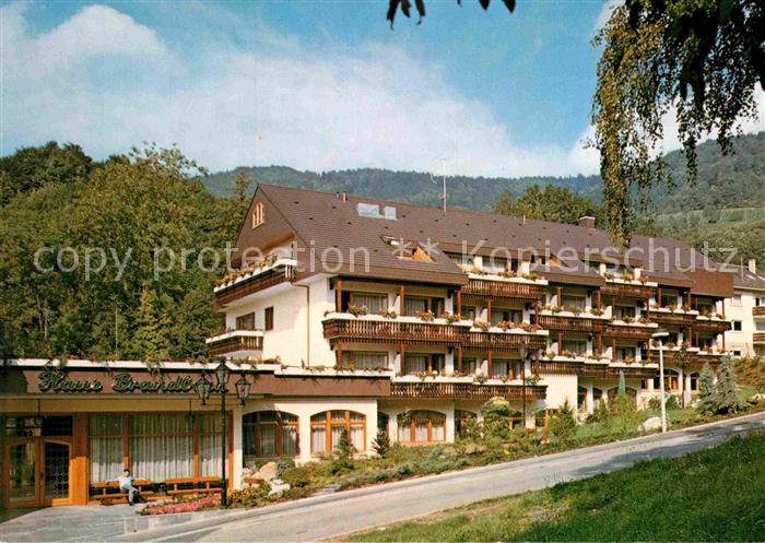 Sasbachwalden Kurkliniken Dr Wagner Haus Brandbach Schwarzwald