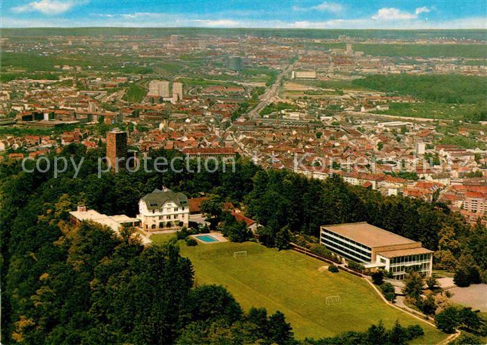Karlsruhe Baden Sportschule Schoeneck Badischer Fussballverband Fliegeraufnahme