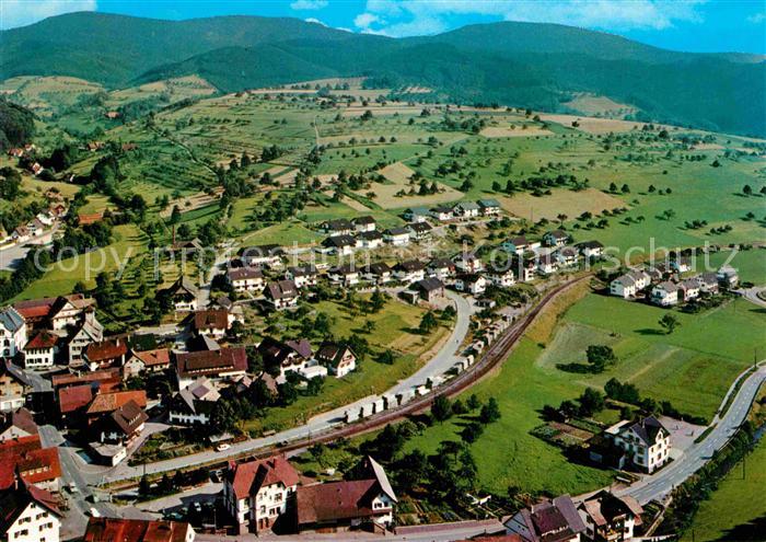 Oberharmersbach Luftkurort im Schwarzwald Fliegeraufnahme