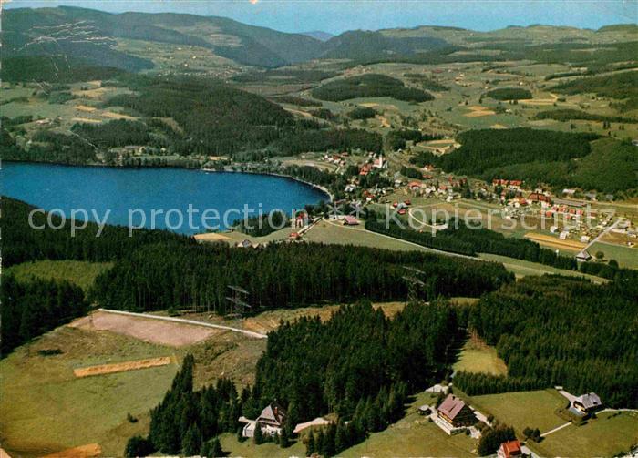 Titisee Cafe Alpenblick Saig Schwarzwald Fliegeraufnahme