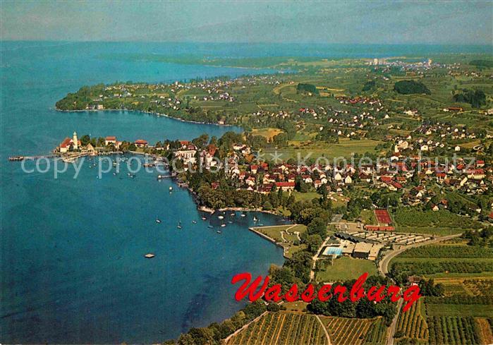 Wasserburg Bodensee Fliegeraufnahme