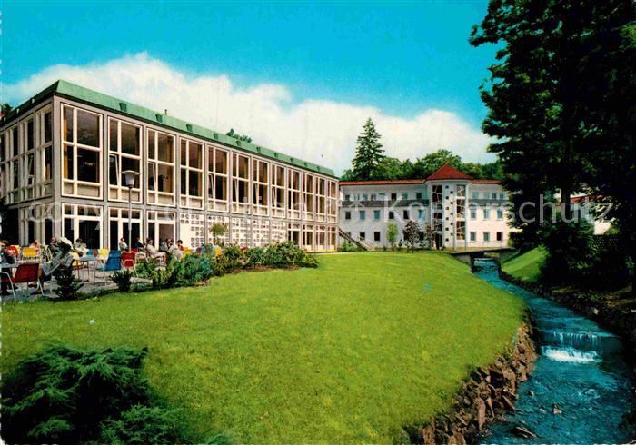 Bad Sachsa Harz Kurhaus Terrasse Bach